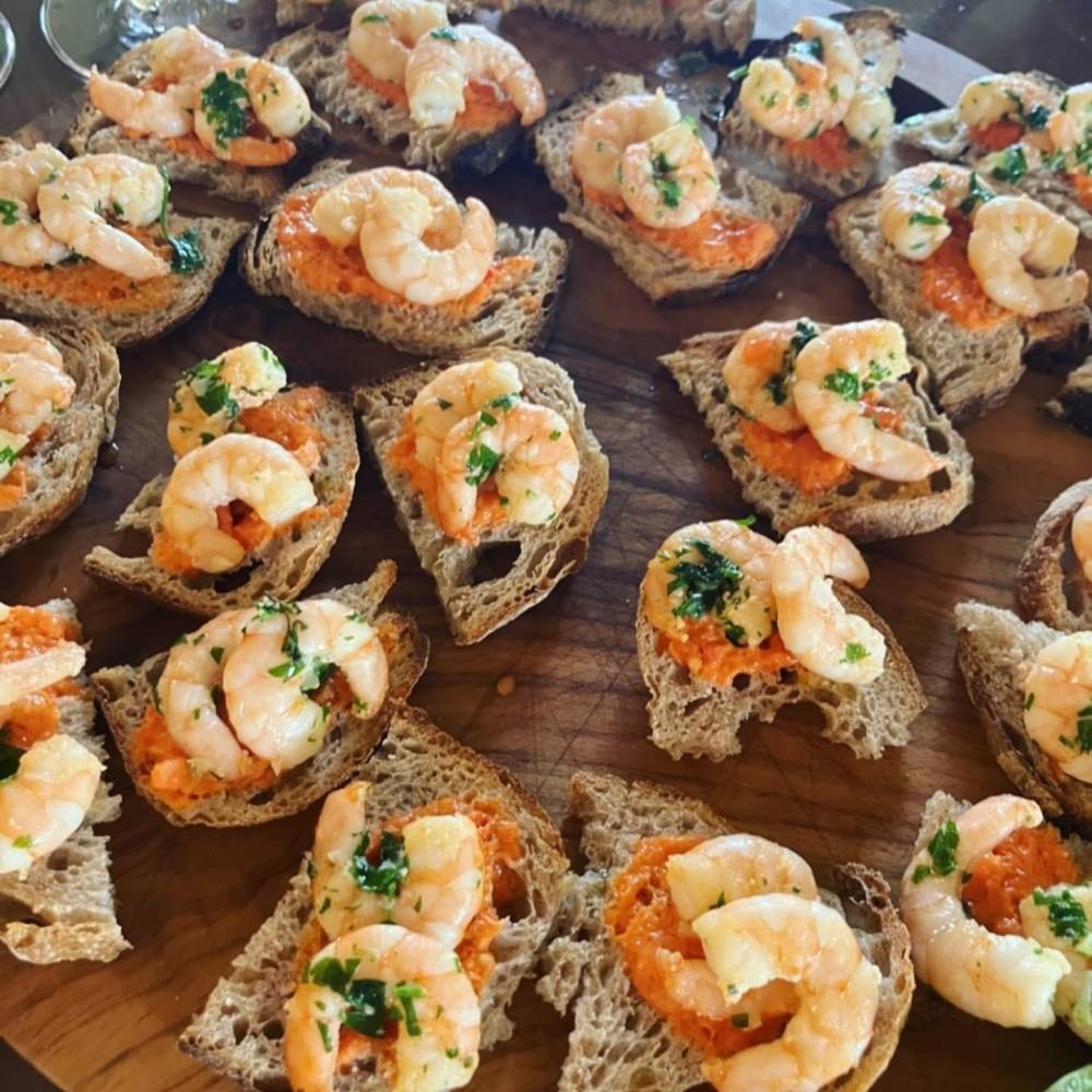 toast crevettes